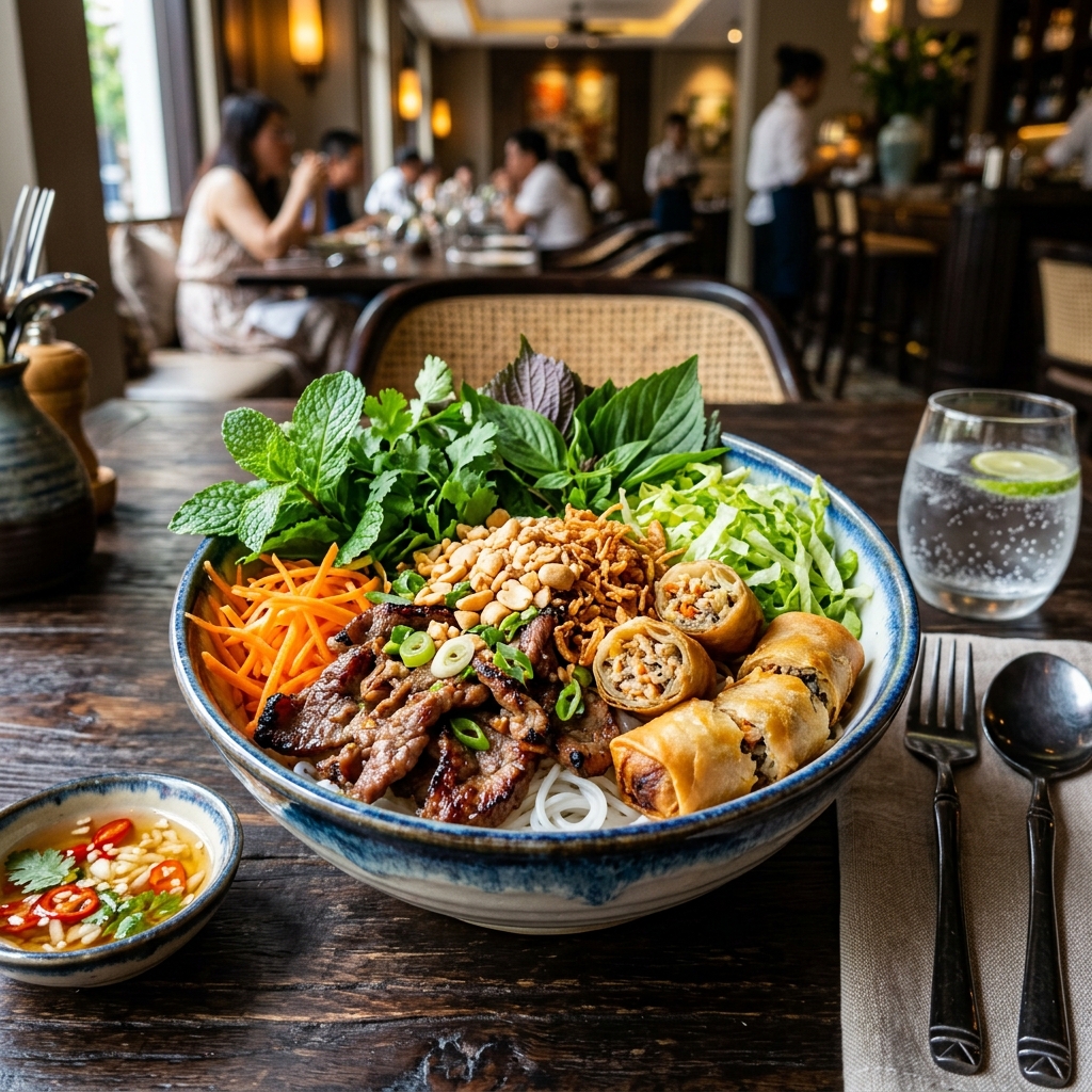 Bò Bún vietnamien croustillant