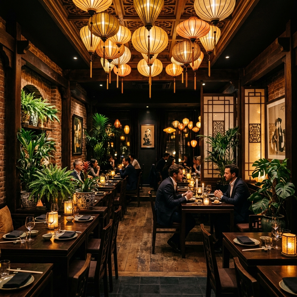 Intérieur du restaurant Hung Yen